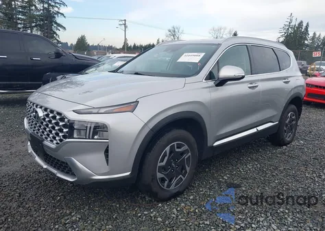 2022 Hyundai Santa Fe Hybrid Blue z USA, uszkodzony, nr VIN KM8S2DA17NU057695